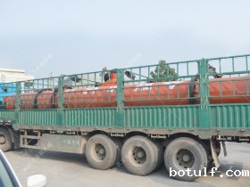 1米X10米鸡粪烘干机成套设备发货图片