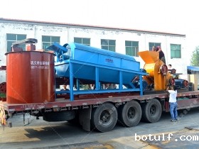 双级粉碎机生产线发往云南澜沧破锰矿