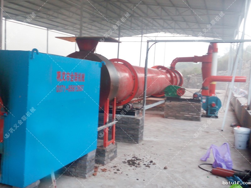 沙子烘干机生产现场